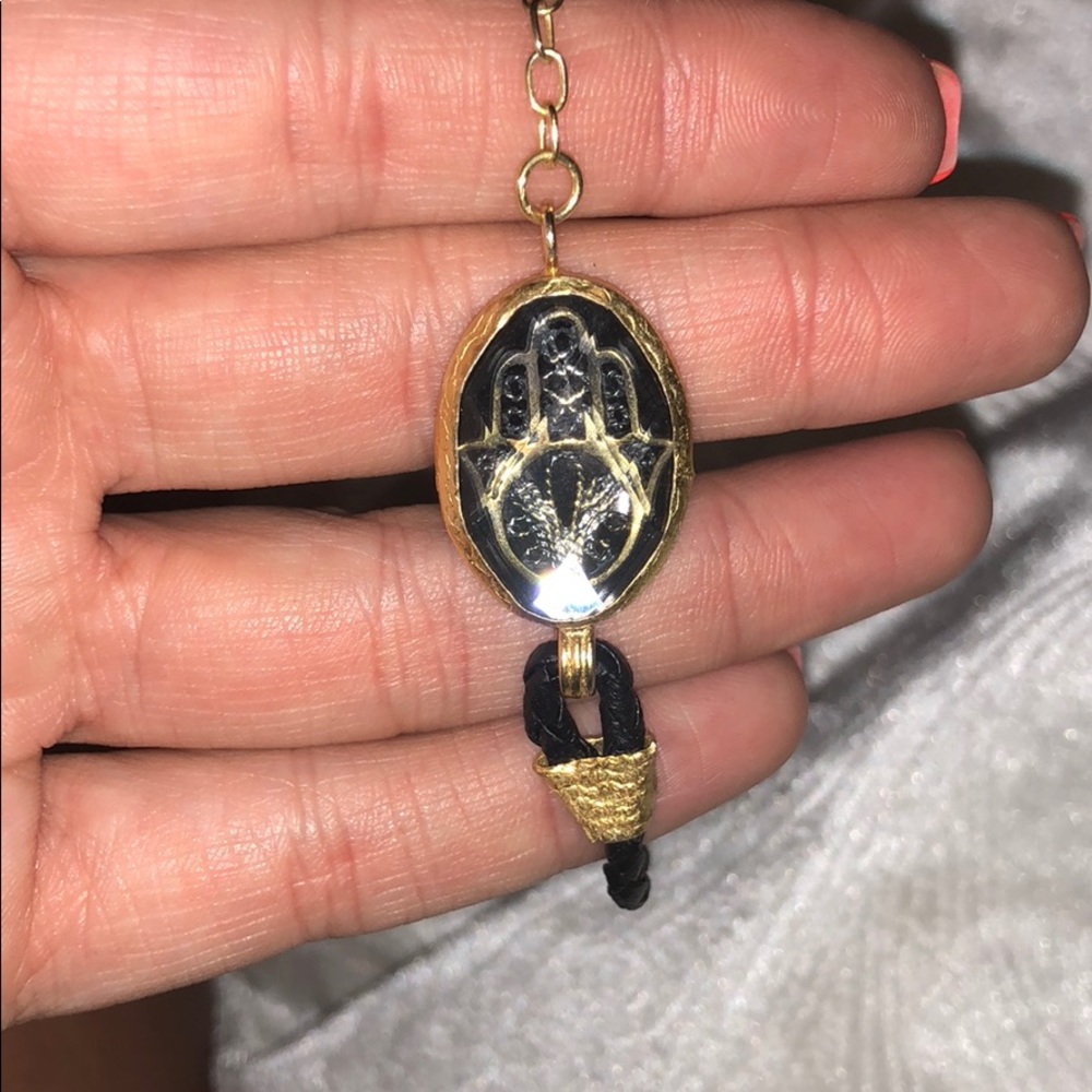 Hand symbol bracelet
